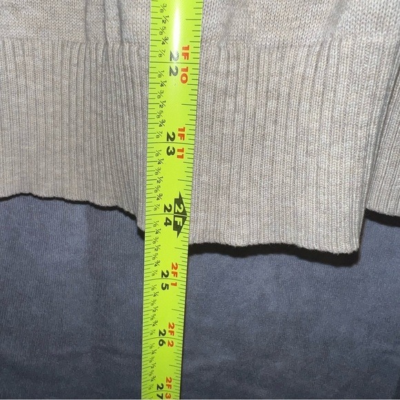 Sundance Oatmeal Embroidered Long Sleeve Button Up Boho Cardigan Sweater XXL - Picture 9 of 12